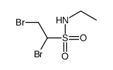 1,2-dibromo-N-ethylethanesulfonamide Structure