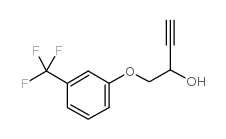 1-(3-TRIFLUOROMETHYLPHENOXY)-3-BUTYN-2-OL structure