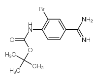 1-Boc-amino-2-bromo-4-carbamimidoyl-benzene picture