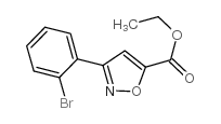 3-(2-BROMO-PHENYL)-ISOXAZOLE-5-CARBOXYLIC ACID ETHYL ESTER picture