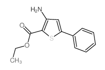 Ethyl 3-amino-5-phenylthiophene-2-carboxylate structure