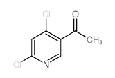 1-(4,6-二氯吡啶-3-基)乙星空app结构式