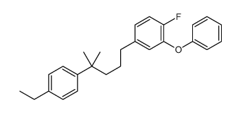 4-[4-(4-ethylphenyl)-4-methylpentyl]-1-fluoro-2-phenoxybenzene Structure