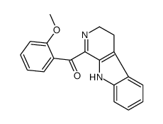 4,9-dihydro-3H-pyrido[3,4-b]indol-1-yl-(2-methoxyphenyl)methanone Structure