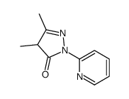 4,5-dimethyl-2-pyridin-2-yl-4H-pyrazol-3-one Structure