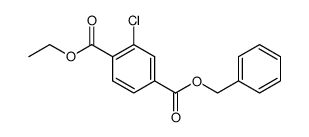 4-benzyl 1-ethyl 2-chloroterephthalate结构式