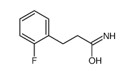 Benzenepropanamide, 2-fluoro- structure