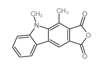 1H-Furo[3,4-b]carbazole-1,3(5H)-dione, 4,5-dimethyl- Structure