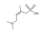 (Z)-4-(dimethylamino)-2-methylbut-2-ene-1-sulfonic acid结构式