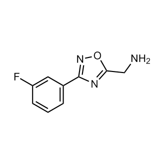 (3-(3-Fluorophenyl)-1,2,4-oxadiazol-5-yl)methanamine picture