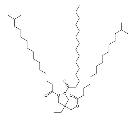 异十六烷酸-2-乙基-2-[(异十六烷酰氧基)甲基]-1,3-丙二酯结构式