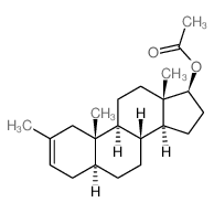 Androst-2-en-17-ol,2-methyl-, acetate, (5a,17b)- (9CI)结构式