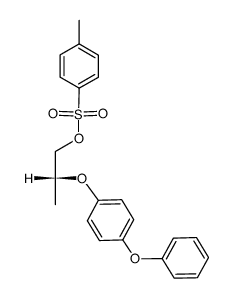 (R)-2-(4-phenoxyphenoxy)propyl tosylate结构式