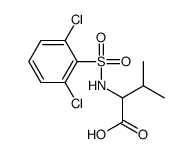 2-[[(2,6-DICHLOROPHENYL)SULFONYL]AMINO]-3-METHYLBUTANOIC ACID Structure