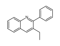 3-ethyl-2-phenylquinoline Structure