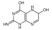 4,6-Pteridinediol,2-amino-5,6-dihydro-(6CI)结构式