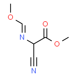 Acetic acid, cyano[(methoxymethylene)amino]-, methyl ester (9CI) structure