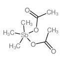 Antimony,bis(acetato-O)trimethyl- (9CI)结构式