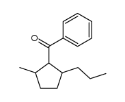 (2-methyl-5-propylcyclopentyl)(phenyl)methanone结构式