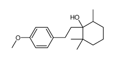 1-[2-(4-methoxyphenyl)ethyl]-2,2,6-trimethylcyclohexan-1-ol Structure