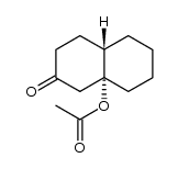 9α-acetoxy-trans-decal-2-one结构式