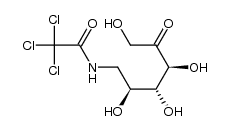 N-trichloroacetyl-6-amino-6-deoxy-L-sorbose结构式