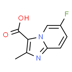 6-Fluoro-2-methylimidazo[1,2-a]pyridine-3-carboxylic acid Structure