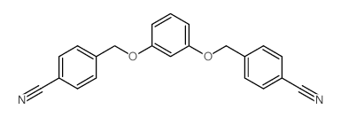 4-[[3-[(4-cyanophenyl)methoxy]phenoxy]methyl]benzonitrile Structure