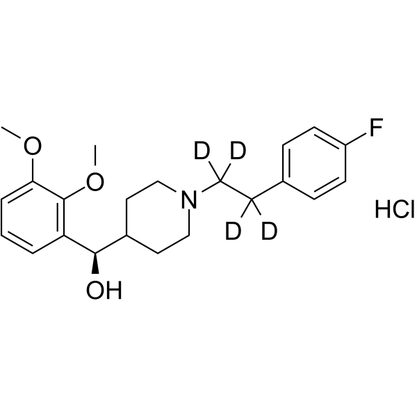 Volinanserin-d4 hydrochloride structure