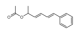 acetic acid (2E,4E)-1-methyl-5-phenyl-penta-2,4-dienyl ester结构式