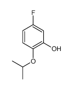 5-氟-2-异丙氧基苯酚结构式