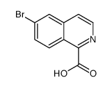 6-Bromoisoquinoline-1-carboxylic acid structure