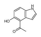 1-(5-Hydroxy-1H-indol-4-yl)-ethanone Structure