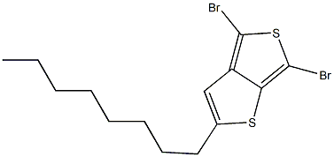 4,6-dibromo-2-octylthieno[3,4-b]thiophene Structure