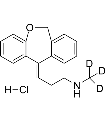 Nordoxepin D3 hydrochloride Structure