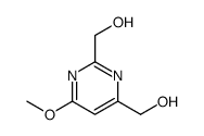 (6-methoxypyrimidine-2,4-diyl)dimethanol structure