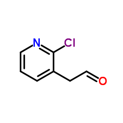 (2-Chloro-3-pyridinyl)acetaldehyde Structure