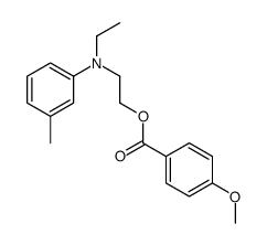 2-(N-ethyl-3-methylanilino)ethyl 4-methoxybenzoate Structure