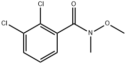 2,3-Dichloro-N-methoxy-N-methylbenzamide结构式