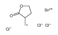 3-(trichlorostannylmethyl)oxolan-2-one Structure