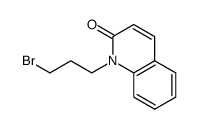 2(1H)-Quinolinone,1-(3-bromopropyl)-(9CI) Structure