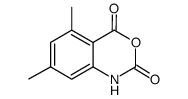 5,7-dimethyl-2H-3,1-benzoxazine-2,4(1H)-dione结构式