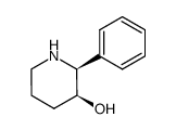 cis-(3S)-hydroxy-(2S)-phenylpiperidine结构式