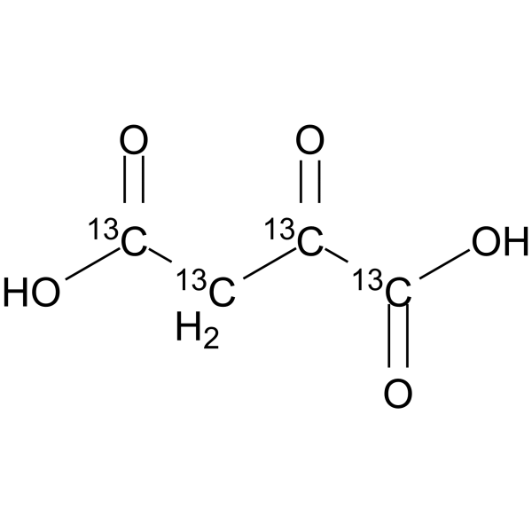 Oxaloacetic acid-13C4 Structure