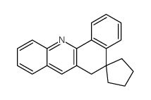 spiro[6H-benzo[c]acridine-5,1'-cyclopentane] Structure