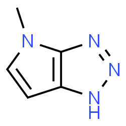 Pyrrolo[2,3-d]-1,2,3-triazole, 1,4-dihydro-4-methyl- (9CI) structure