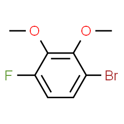 1-Bromo-2,3-dimethoxy-4-fluorobenzene结构式