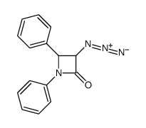 3-azido-1,4-diphenylazetidin-2-one Structure