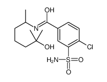 4-chloro-N-(5-hydroxy-1,5-dimethylhexyl)-3-sulphamoylbenzamide picture