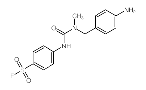 Benzenesulfonylfluoride, 4-[[[[(4-aminophenyl)methyl]methylamino]carbonyl]amino]- picture